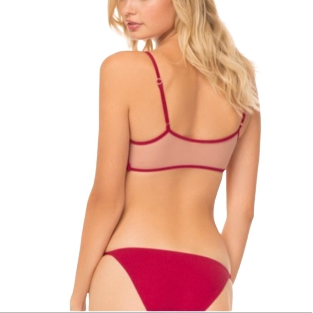 Tori Praver‎ Loria Button Front Bikini Top - Picture 3 of 10